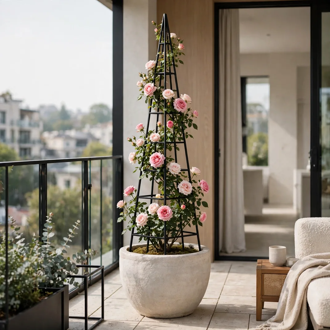 Design 17 Climbing Rose Obelisk