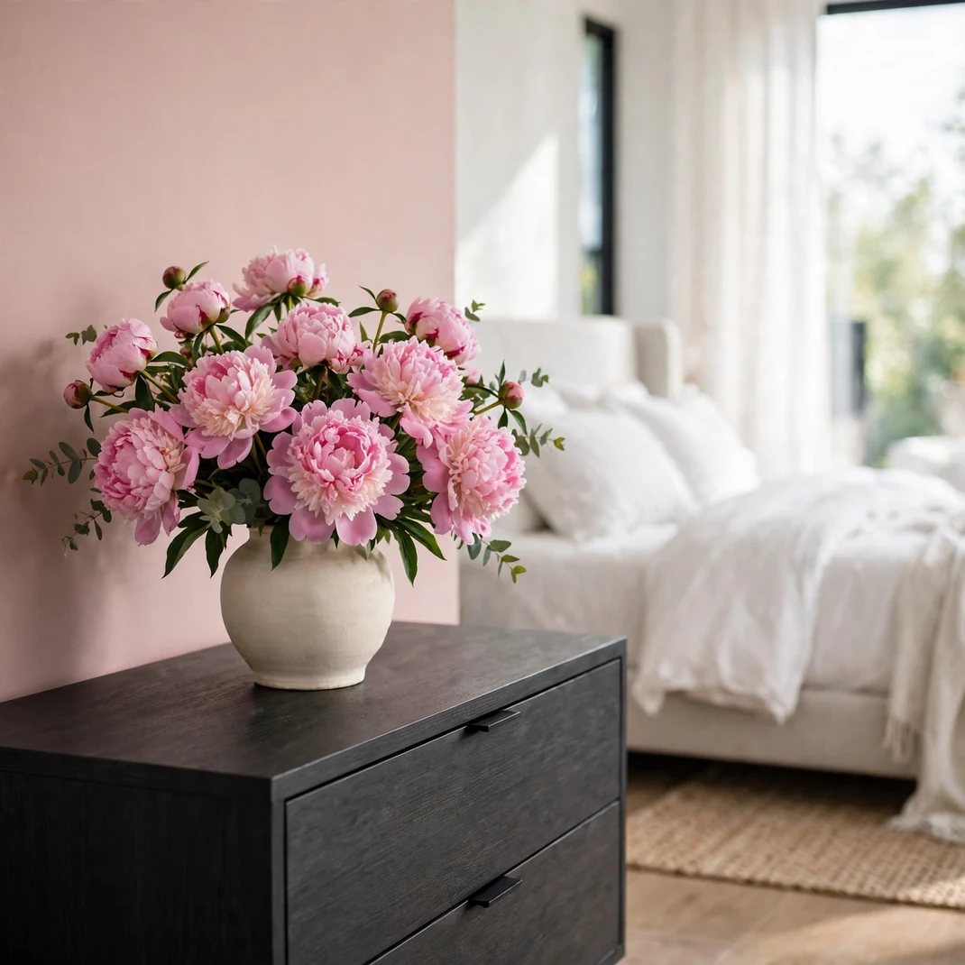 Design 17 Fresh Peony Arrangement