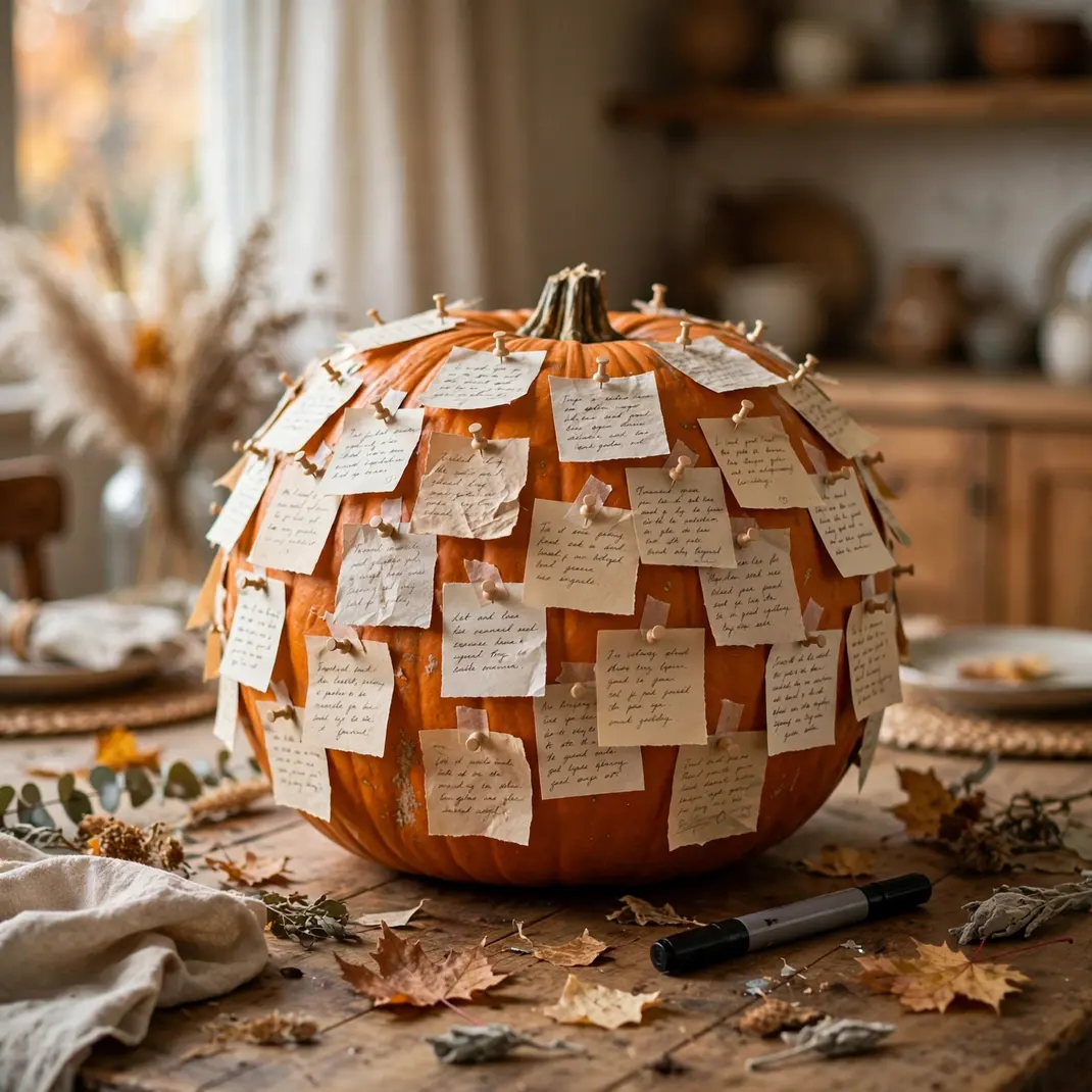 Design 18 Hang A Gratitude Pumpkin