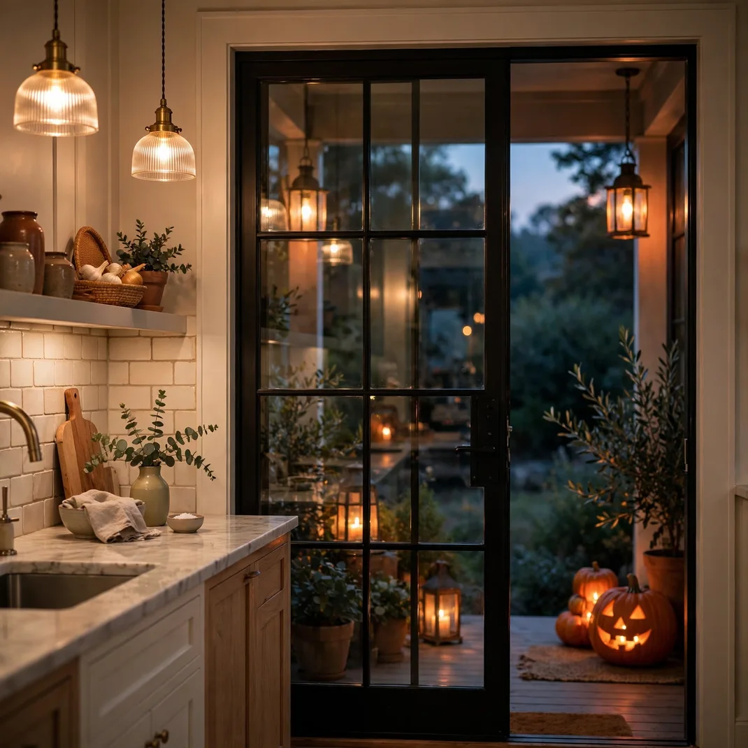 Design 18 Let The Porch Glow Show Through The Kitchen Door