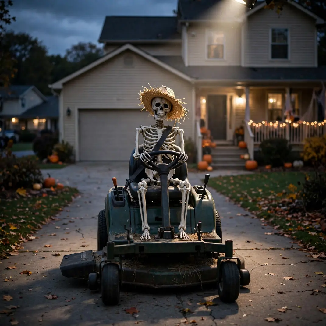 Design 18 Skeleton Riding Mower