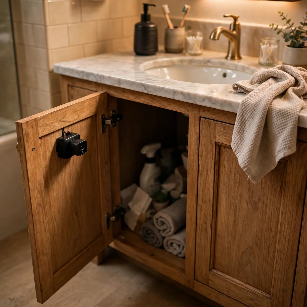 Design 18 Tuck A Motion Sensor Cackle Under The Sink