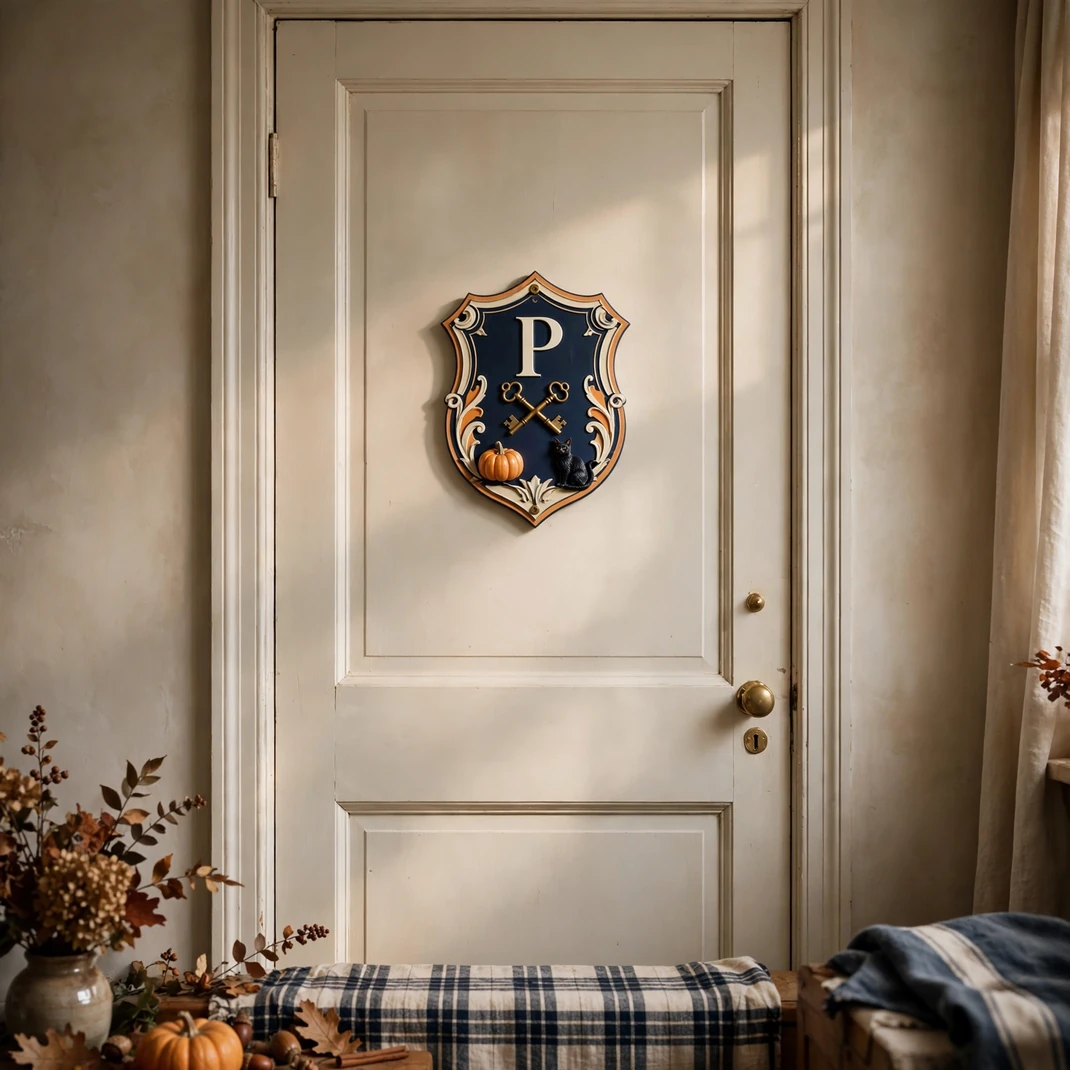 Design 18 Welcome The Room With A Crest Style Door Plaque