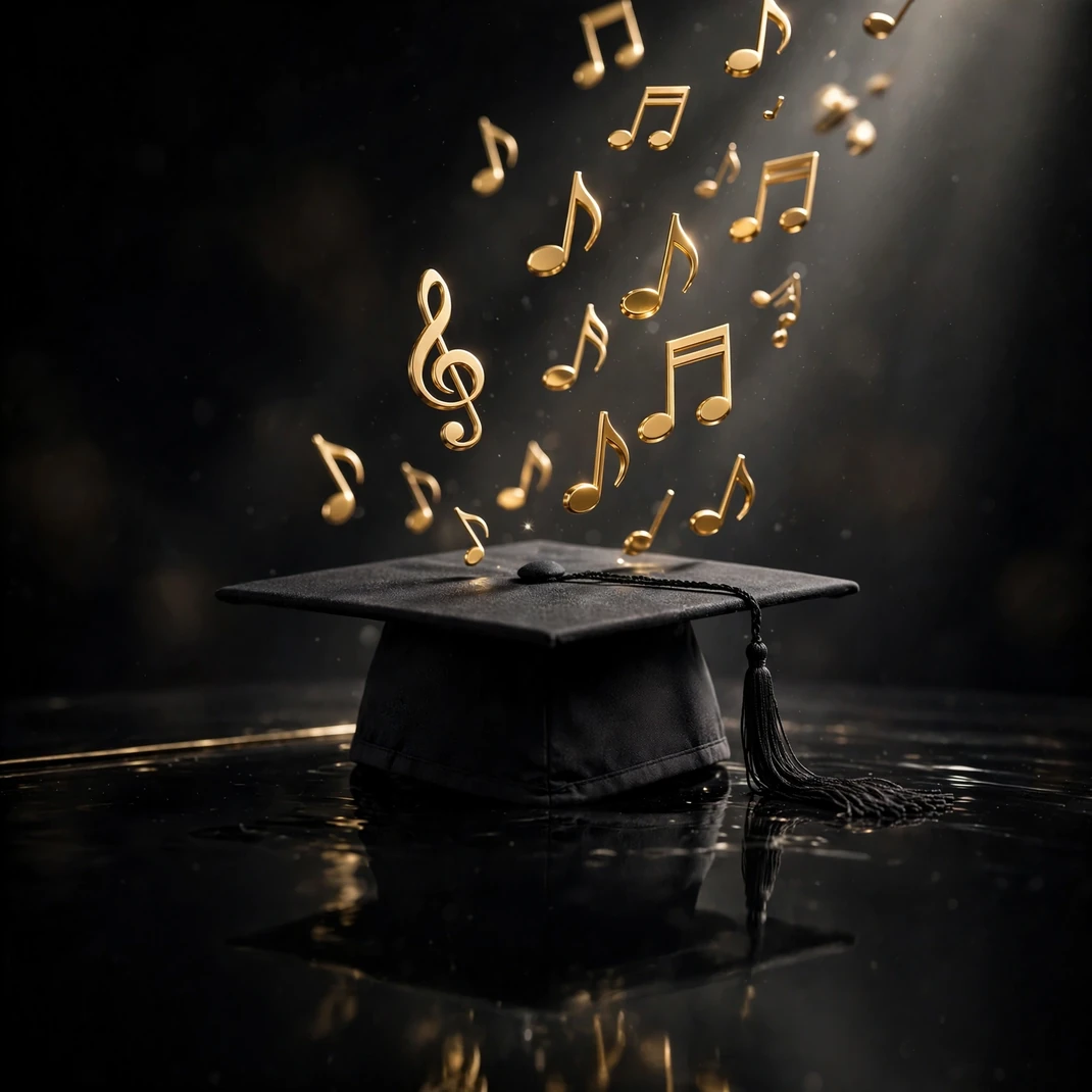 Design 19 Music Note Melody Cap