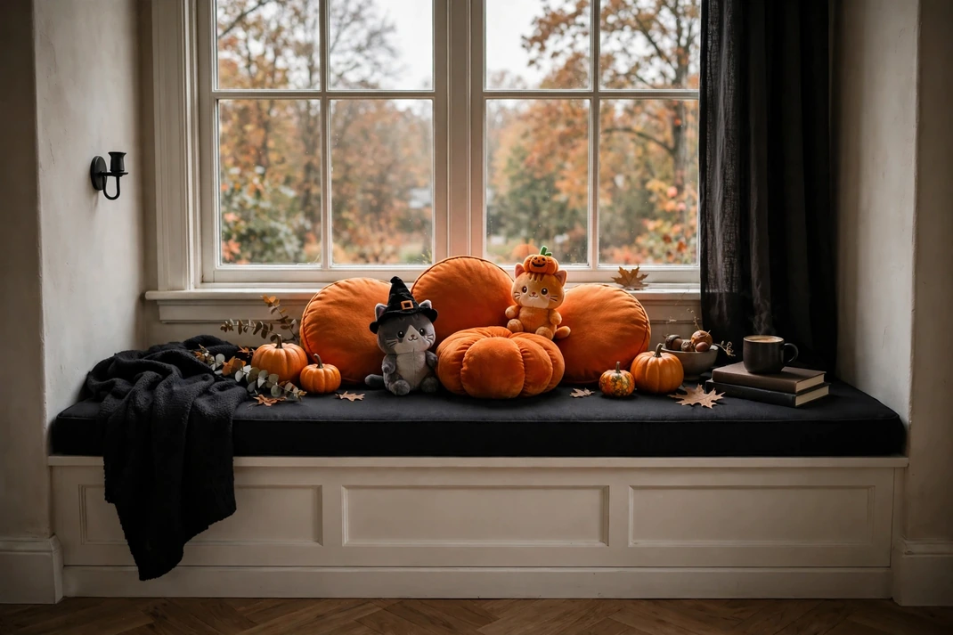Design 2 Build A Pumpkin Plush Window Bench