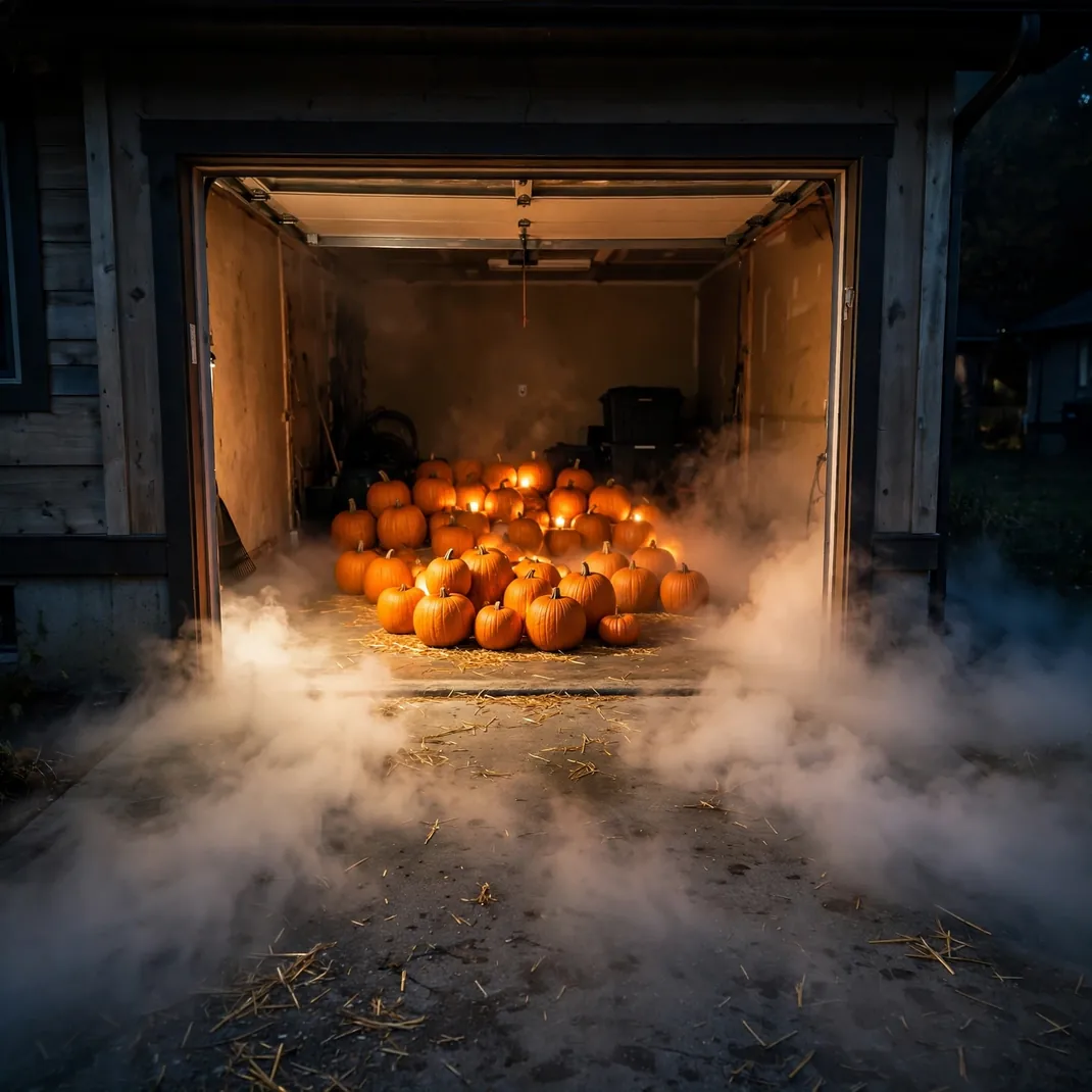 Design 2 Fog Filled Pumpkin Den
