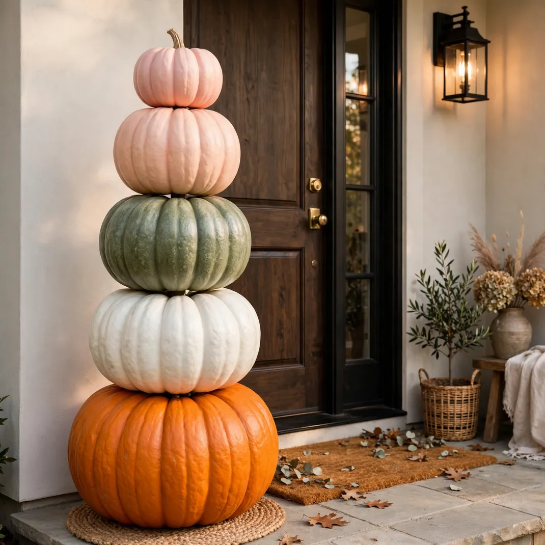 Design 2 Stack A Graduated Pumpkin Tower