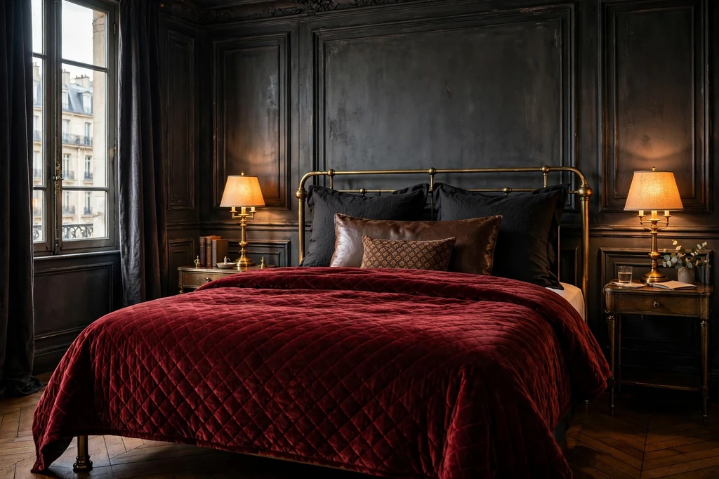 Design 2 Style An Oxblood Gothic Hotel Bed