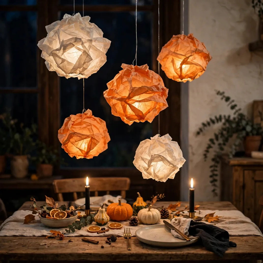 Design 20 Float Tissue Paper Candle Lanterns
