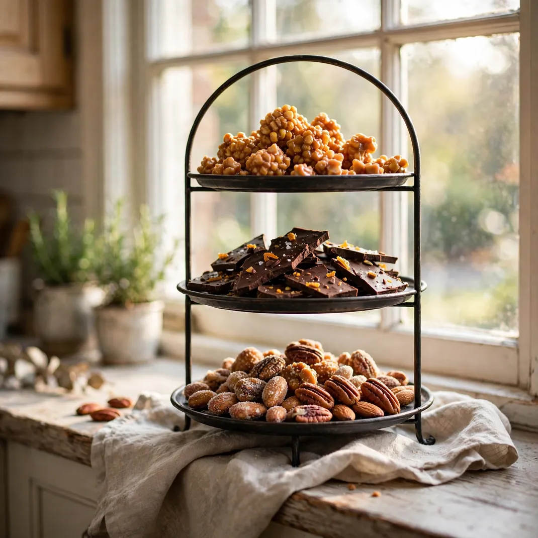 Design 20 Stage A Tiered Tray Of Treats In The Window Light