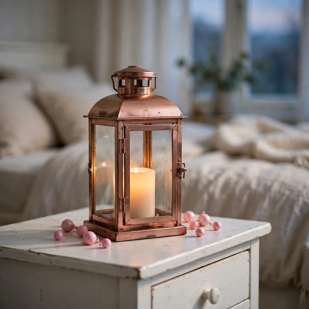 Design 21 Rose Gold Lantern