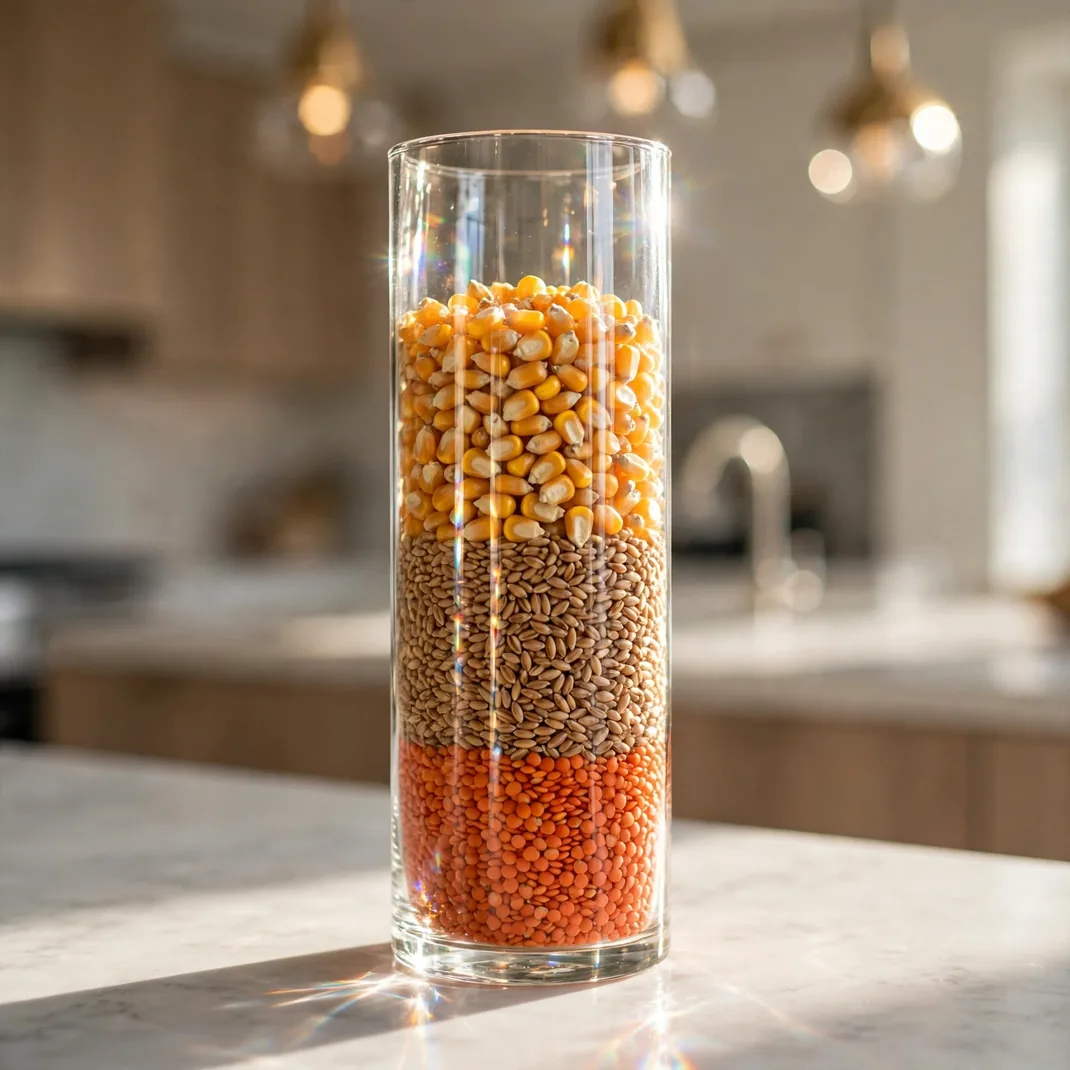 Design 22 Layered Harvest Grain Vase
