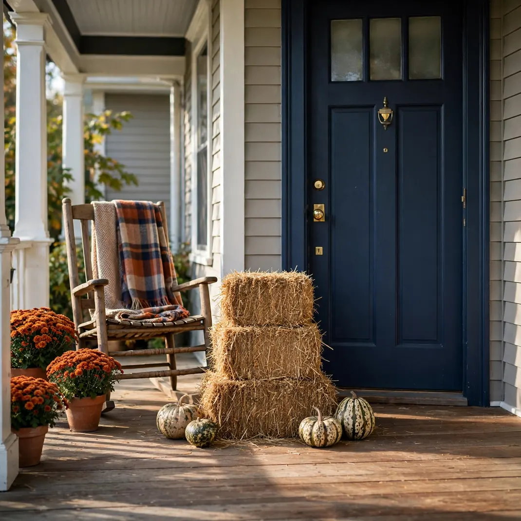 Design 23 Mini Hay Bale Porch Stack