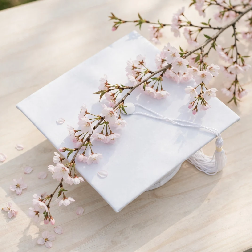 Design 25 Cherry Blossom Branch Cap