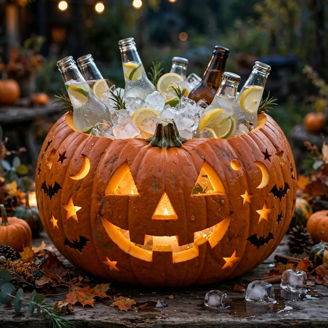 Design 25 Pumpkin Drink Cooler