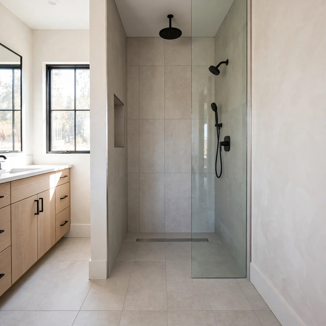 Design 26 Curbless Walk In Shower