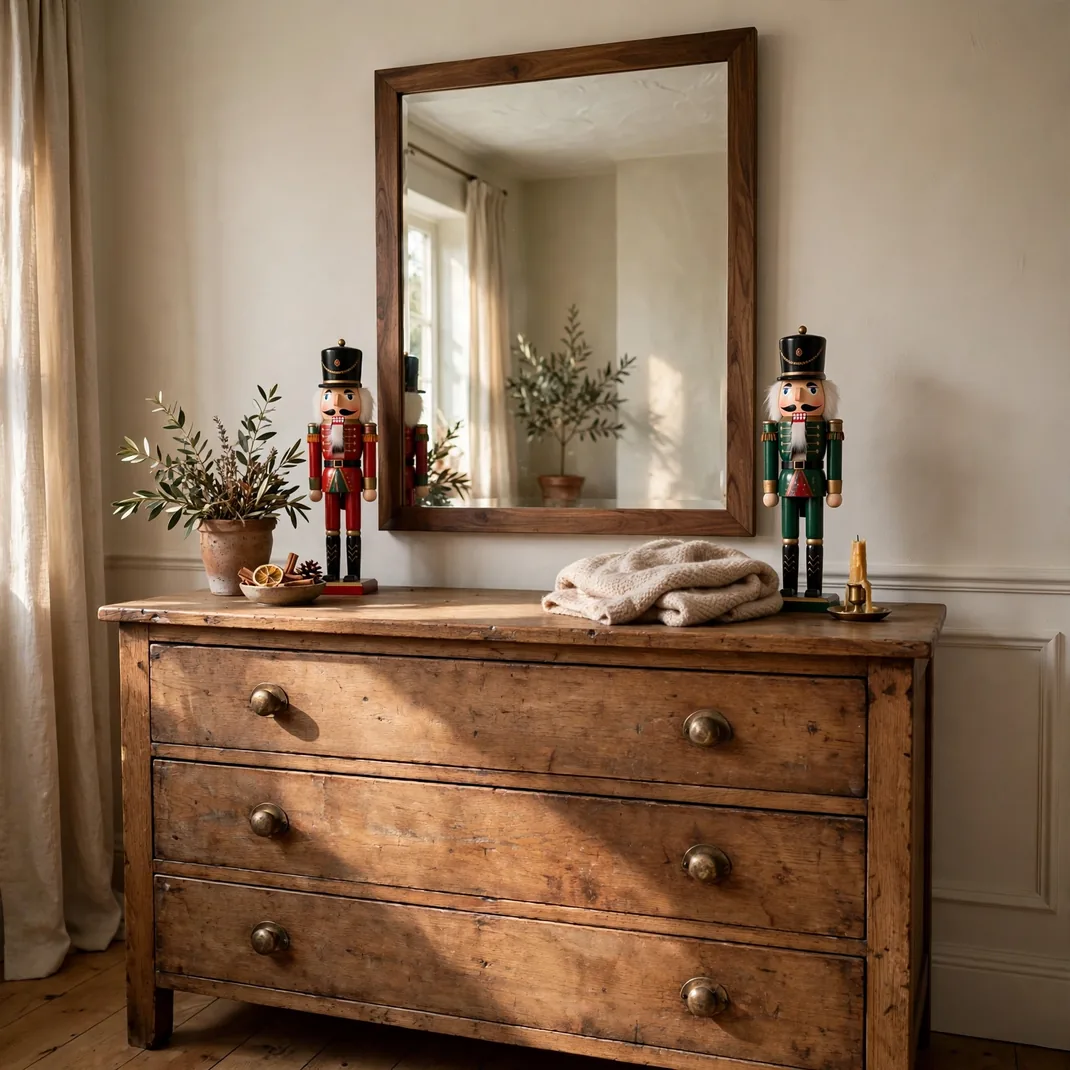 Design 27 Nutcrackers Dresser Mirror