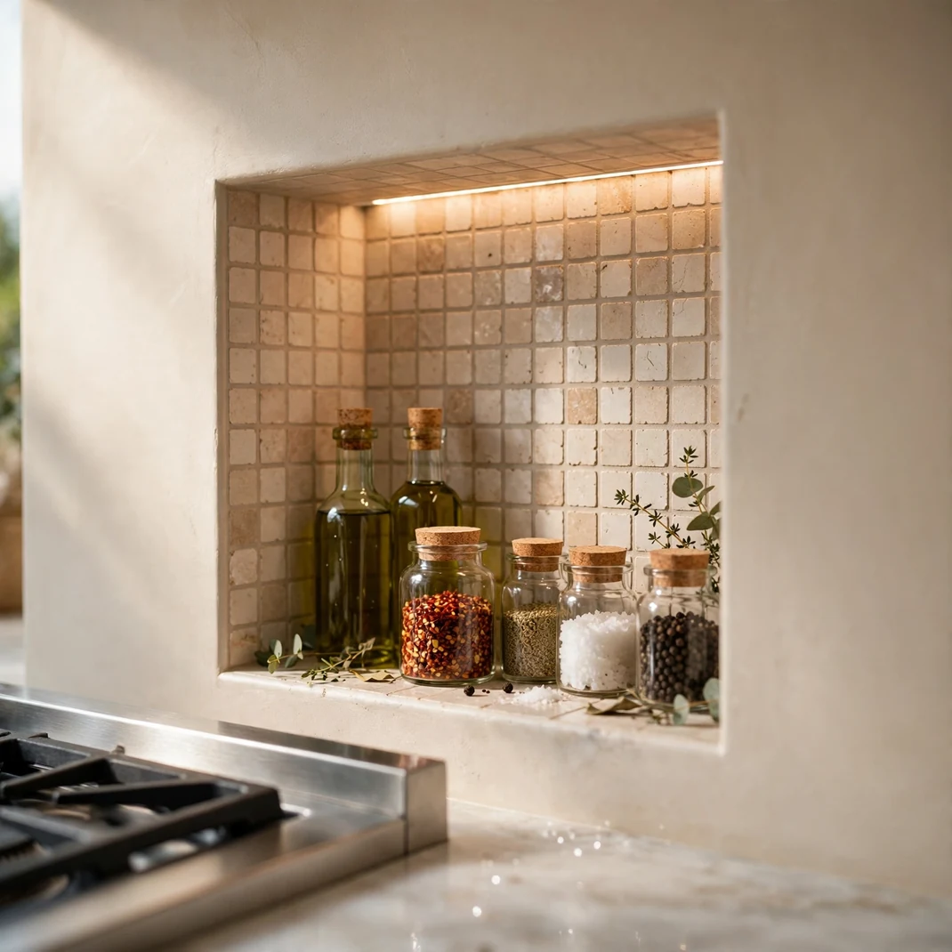 Design 27 Recessed Wall Niche Shelf