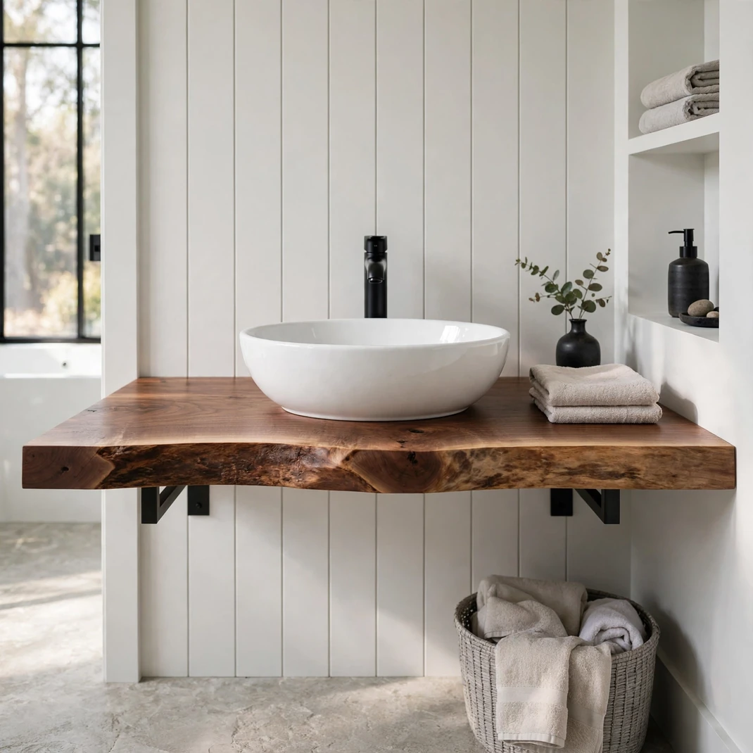 Design 28 Live Edge Wood Countertop