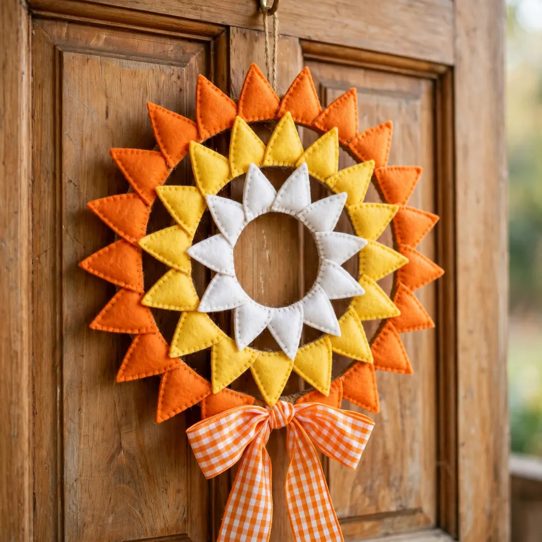 Design 3 Build A Candy Corn Wreath