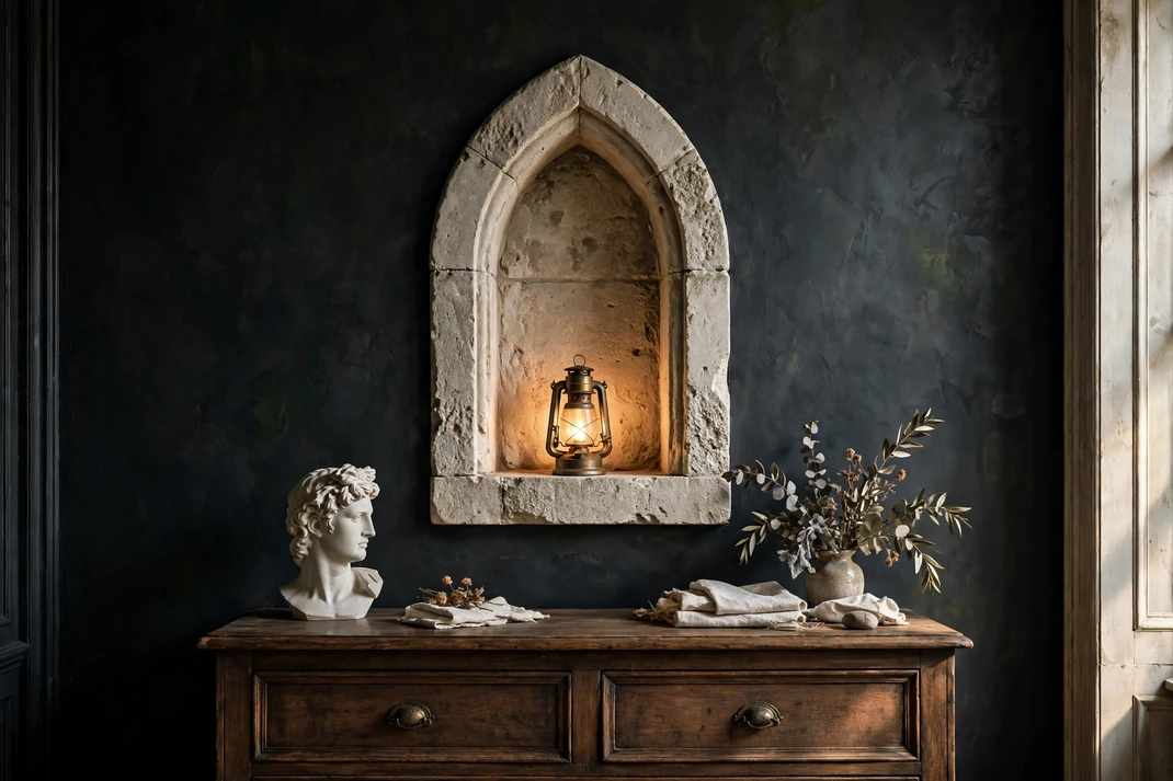 Design 3 Build A Faux Stone Lancet Niche