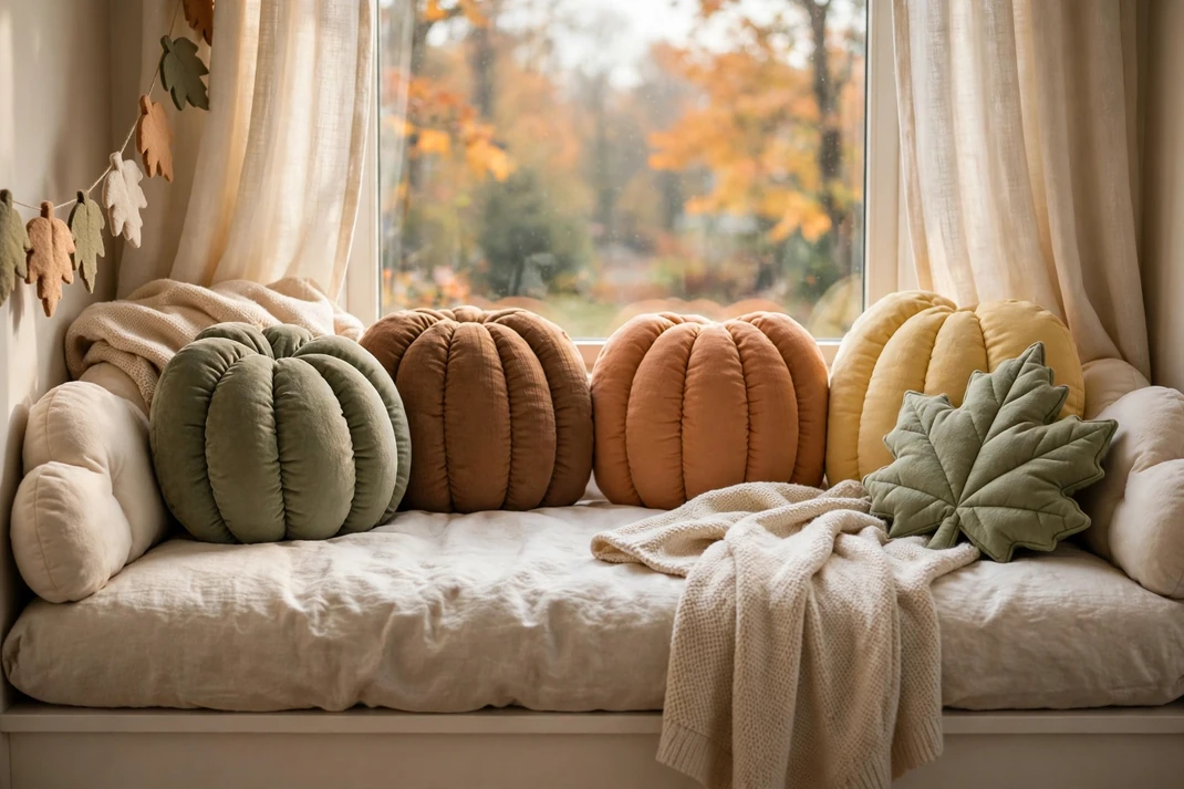 Design 3 Build A Plush Pumpkin Patch Window Seat