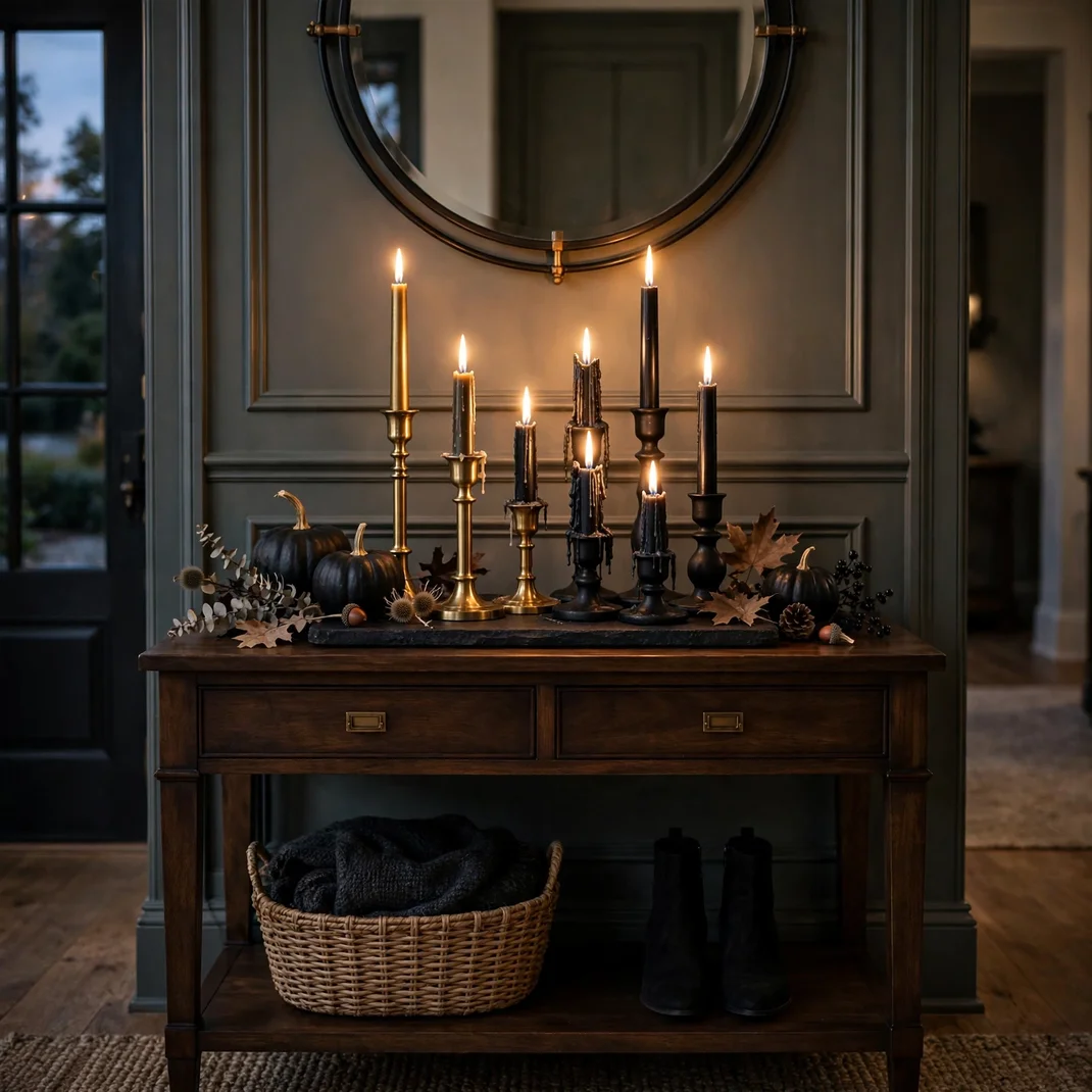 Design 3 Light The Console With A Candle Cluster