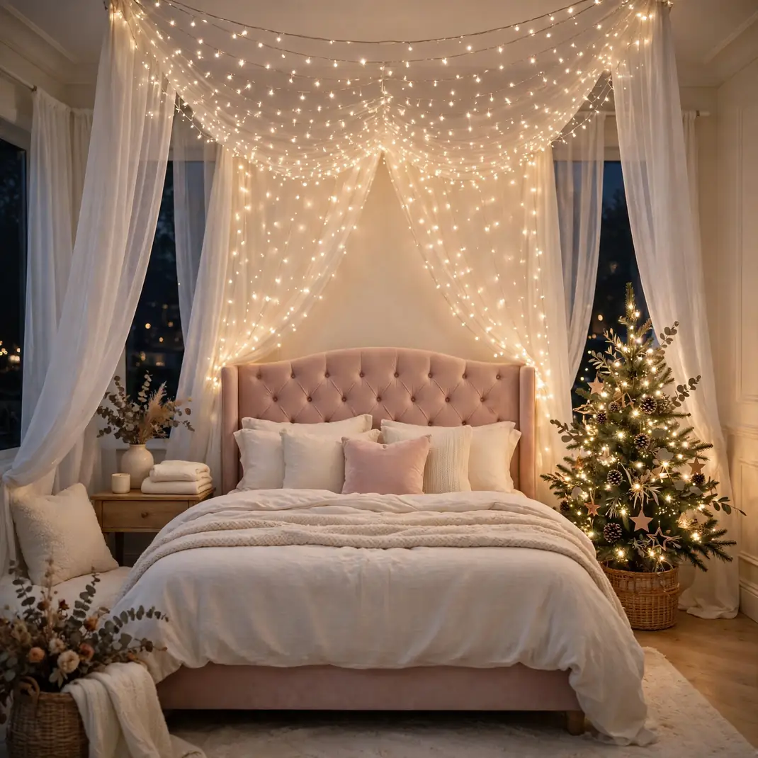 Design 3 Twinkle Light Bed Canopy