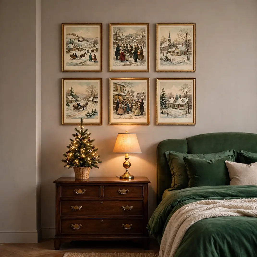 Design 3 Vintage Christmas Print Gallery