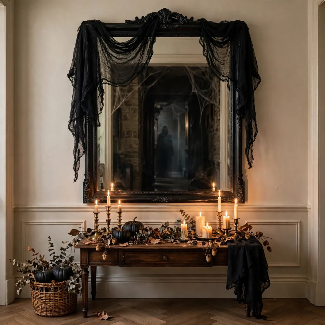 Design 4 Drape The Mirror With A Gauze Veil