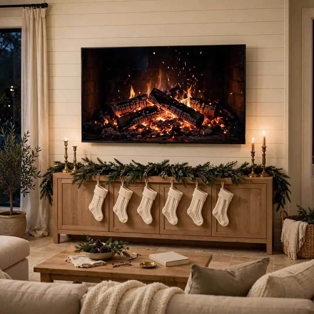 Design 4 Fireplace On Screen