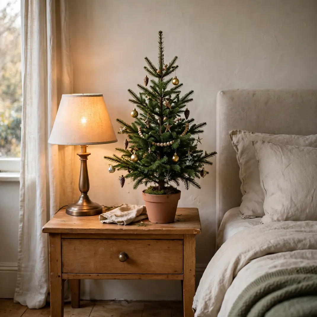 Design 4 Mini Potted Tree Nightstand