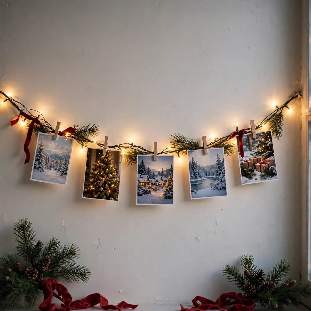 Design 4 Photo Clip Light Garland