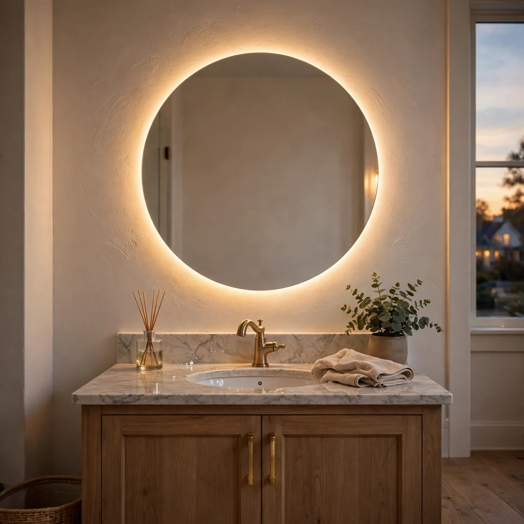 Design 5 Backlit Vanity Mirror
