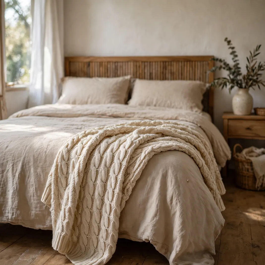 Design 5 Chunky Knit Throw
