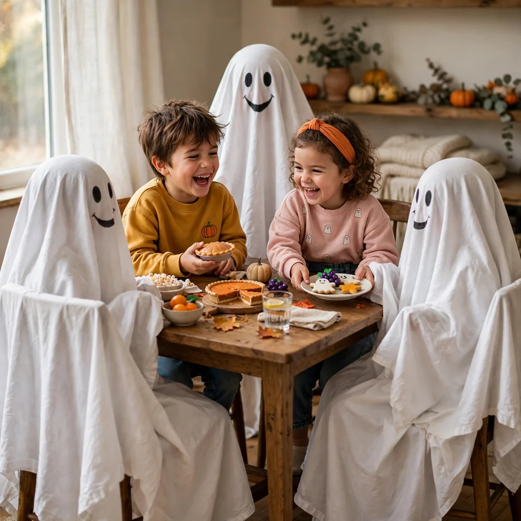 Design 5 Dress Chairs As Friendly Ghosts