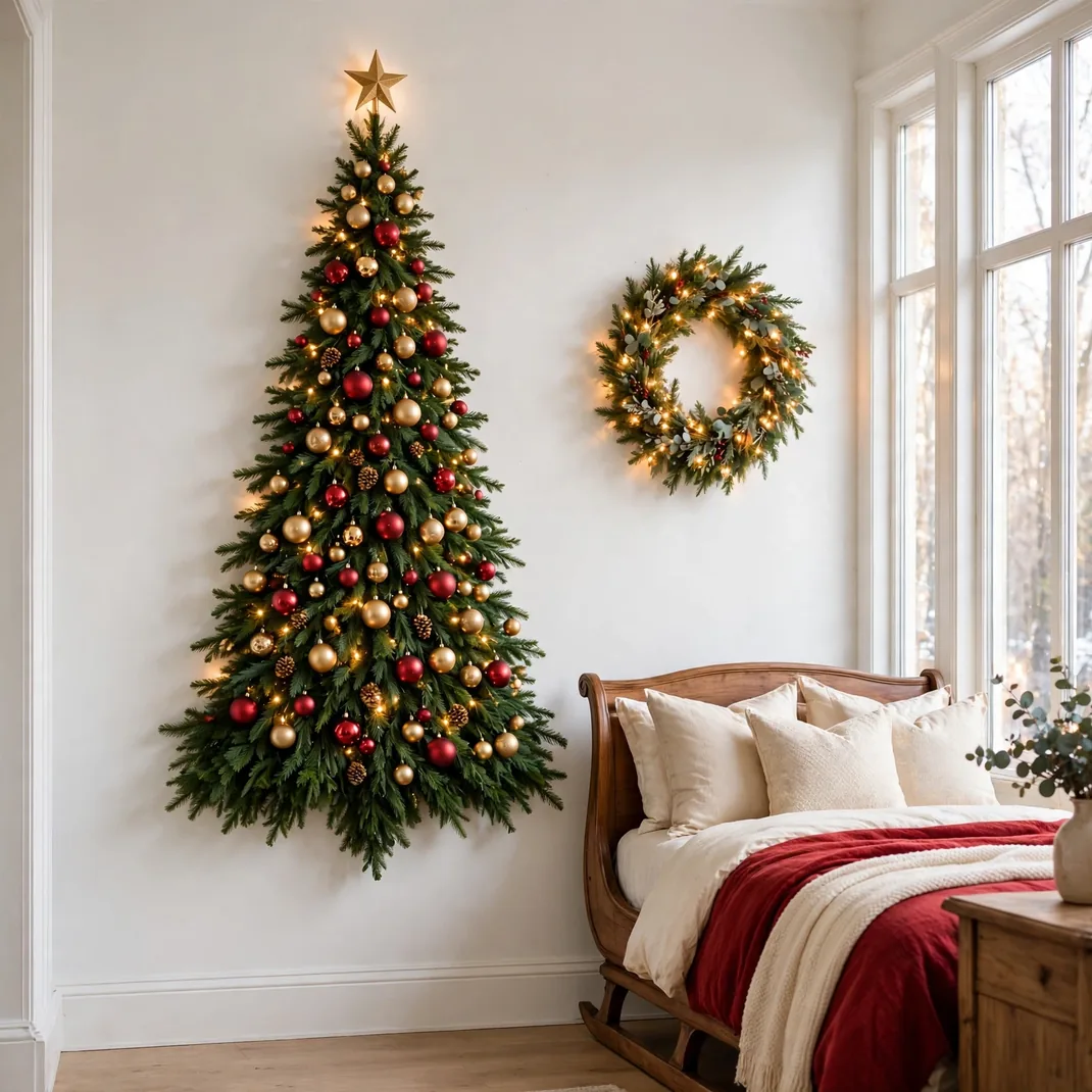 Design 5 Flat Wall Mounted Christmas Tree