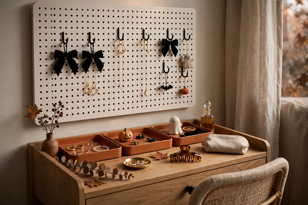 Design 5 Organize A Bow And Bat Vanity Pegboard