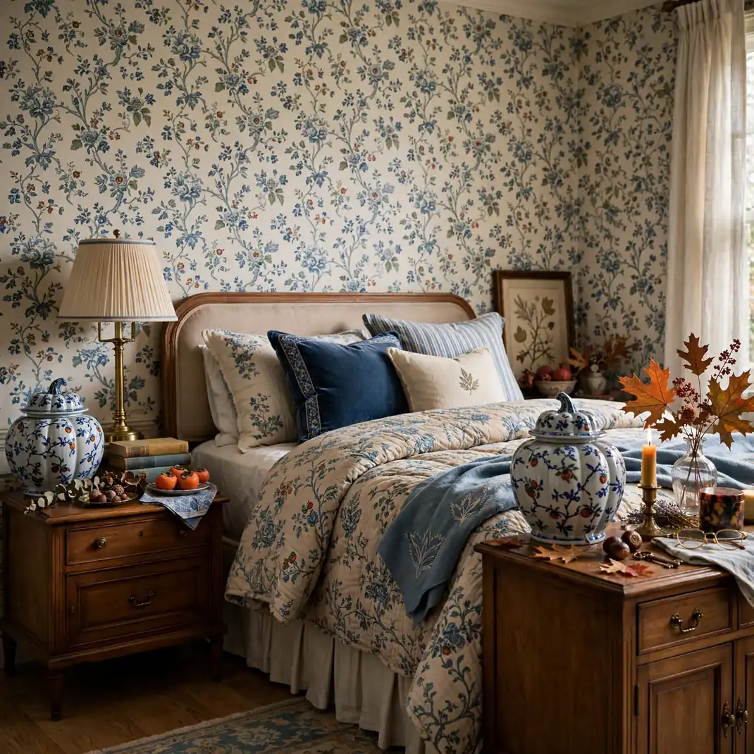 Design 5 Style A Chinoiserie Pumpkin Bedside Pair