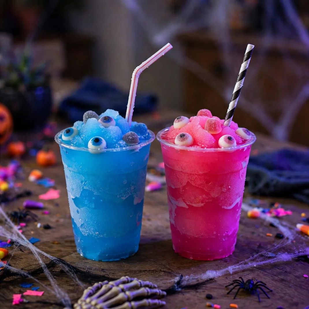 Design 6 Serve Drinks In Neon Slushie Cups