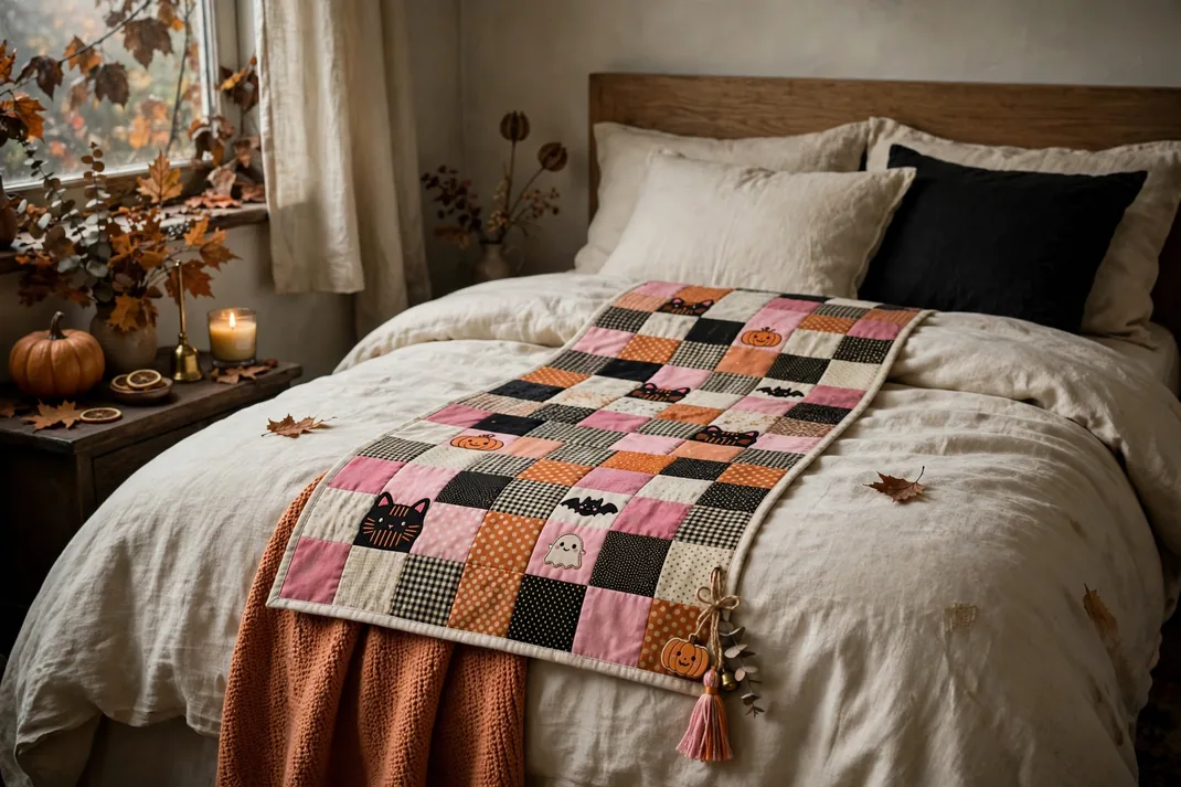 Design 6 Sew A Treat Bag Patchwork Bed Runner