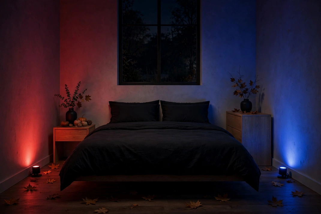Design 6 Wash The Room In Giallo Red And Cobalt