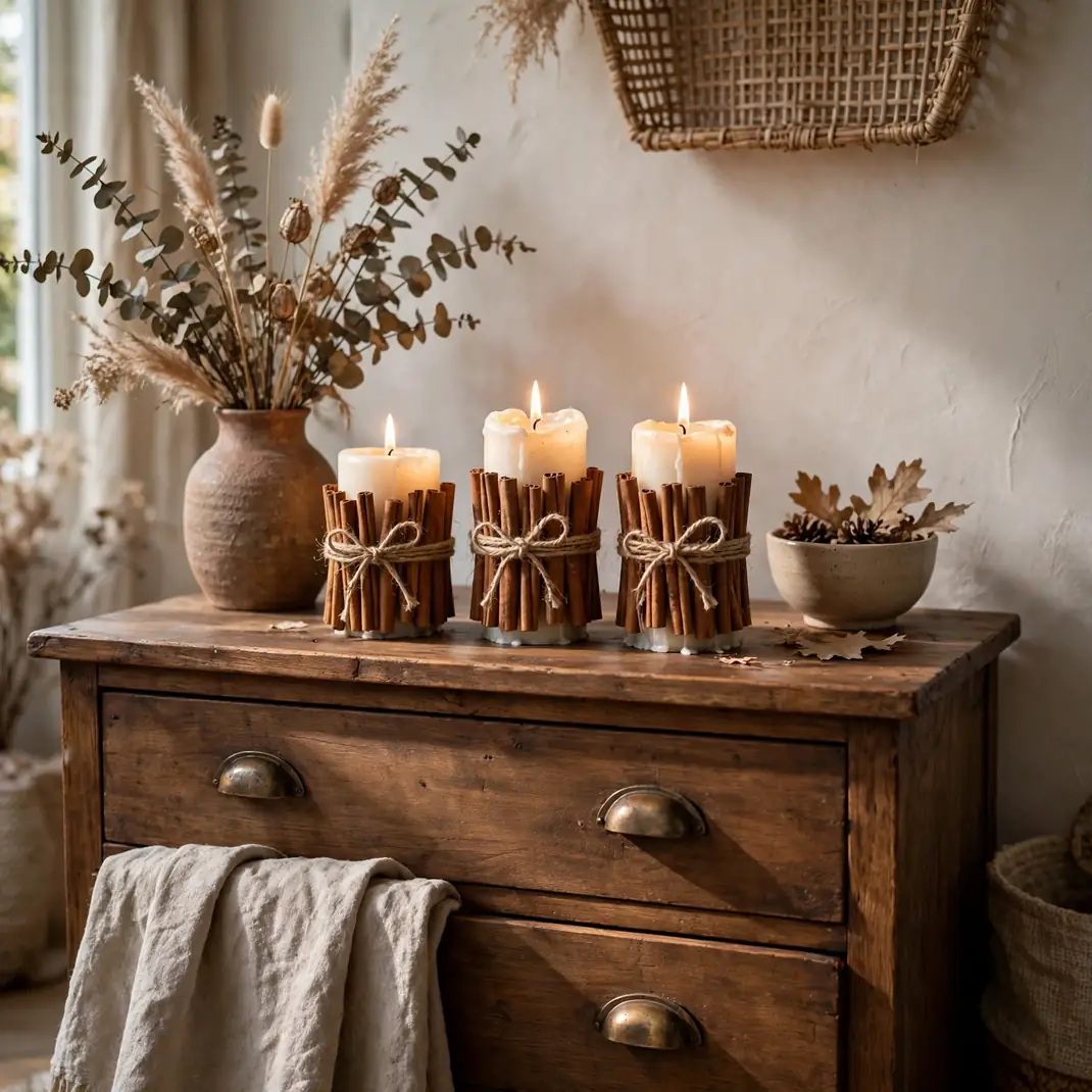 Design 7 Cinnamon Candle Wraps