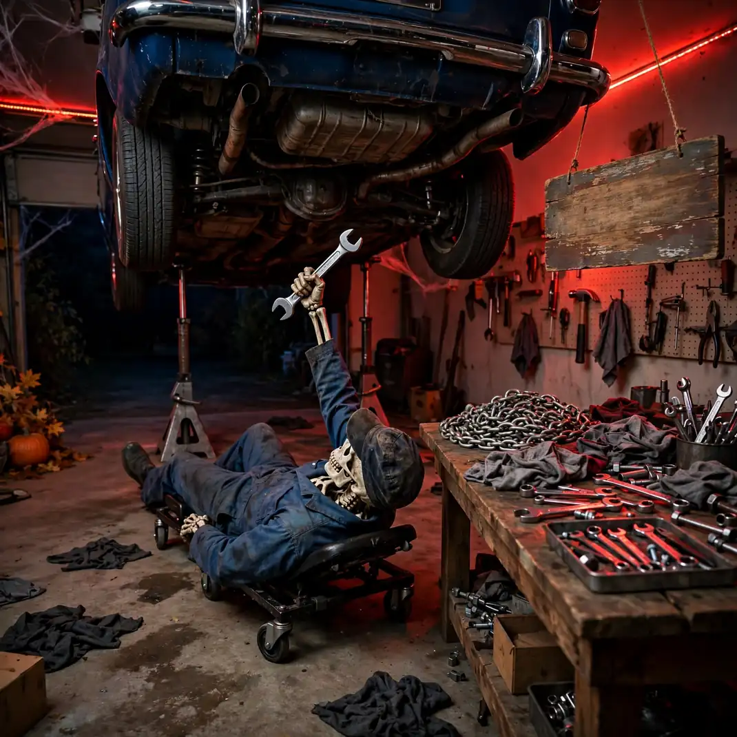 Design 7 Haunted Auto Shop
