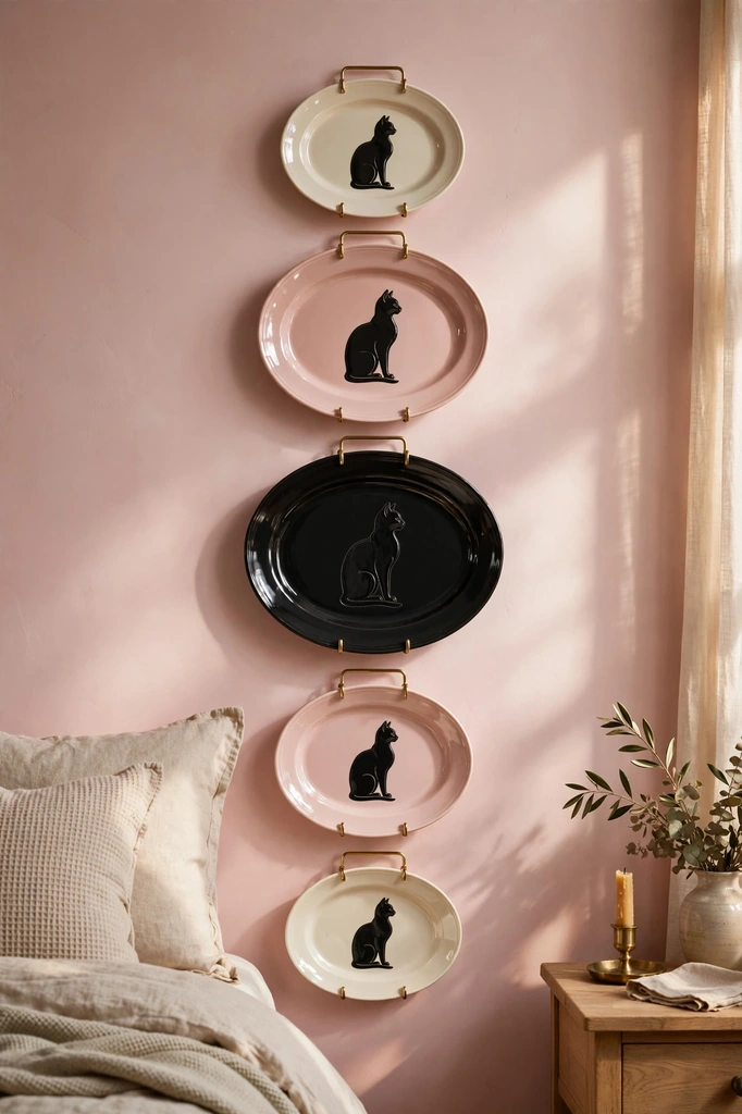 Design 8 Build A Black Cat Cameo Plate Cluster