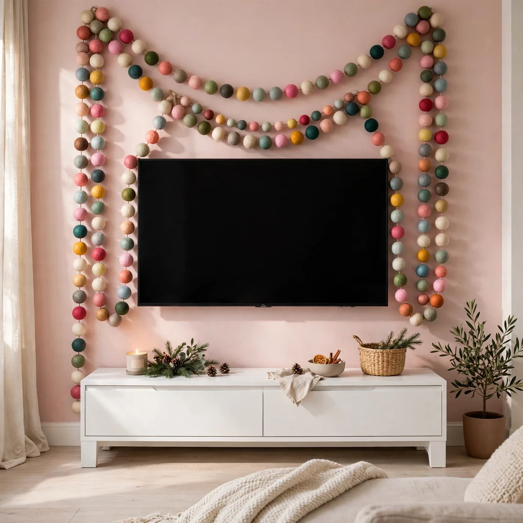 Design 8 Felt Ball Garlands