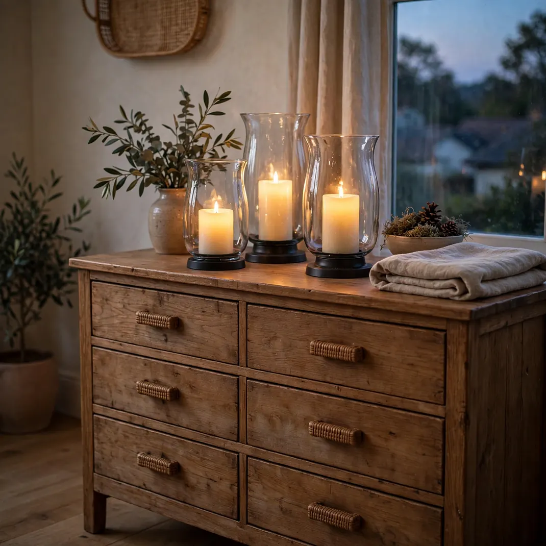 Design 9 Led Candles Hurricanes