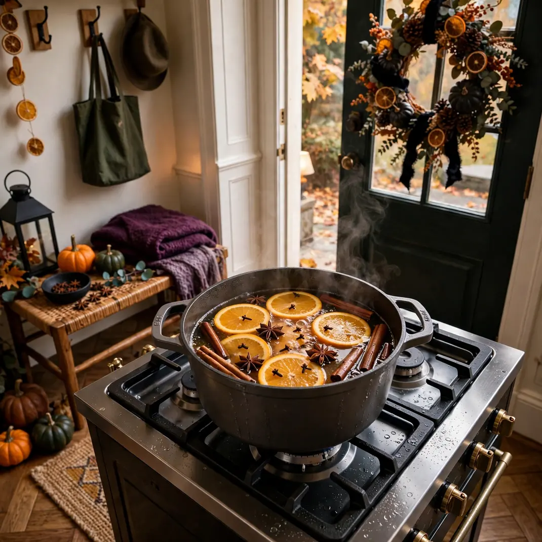 Design 9 Set Out A Scented Autumn Simmer Pot