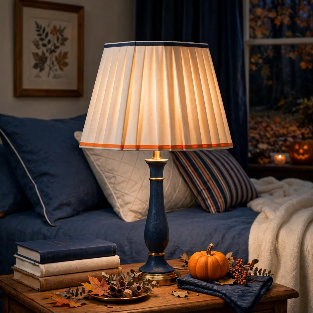 Design 9 Tailor A Pleated Shade With Contrast Piping