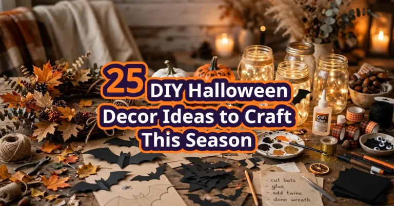 25 DIY Halloween Decor Ideas to Craft This Season